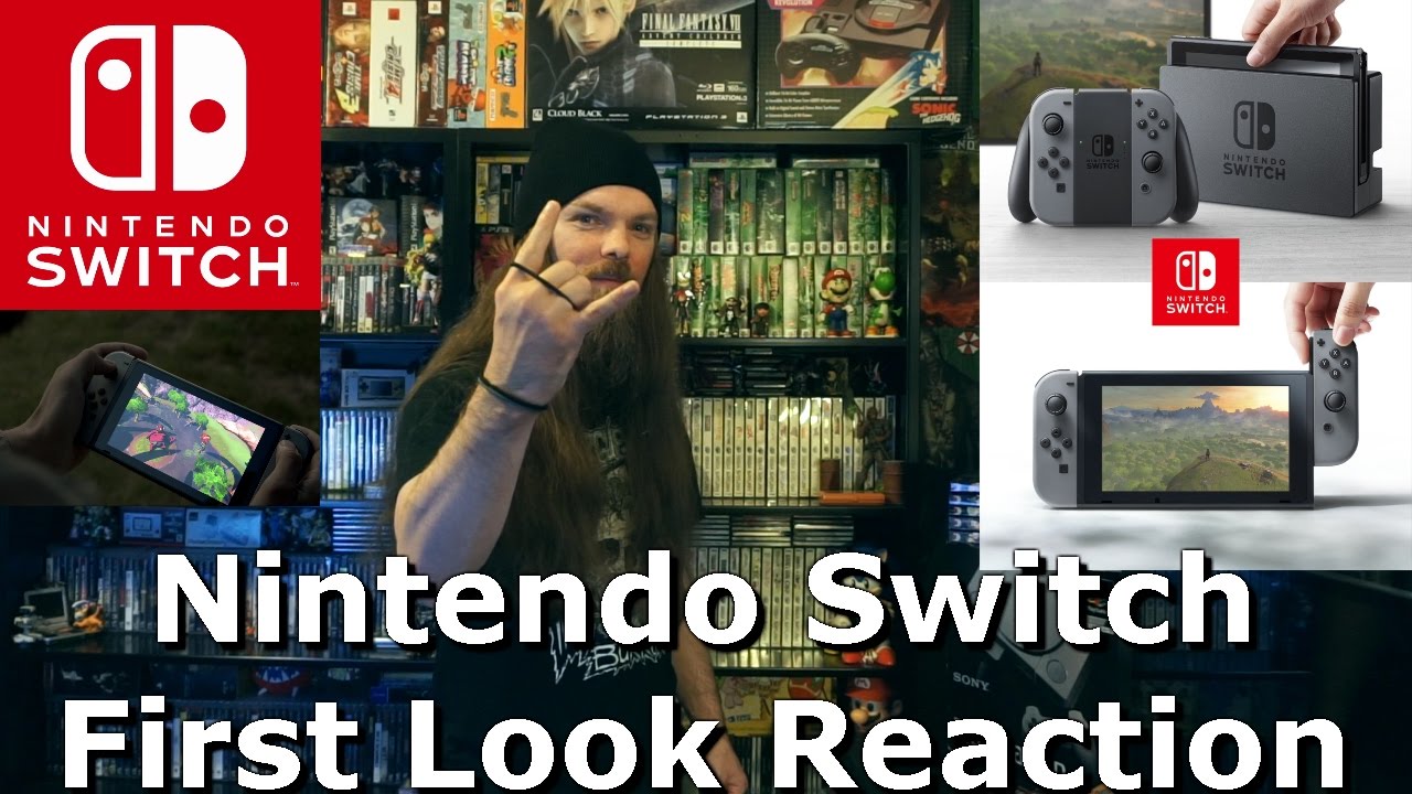 Nintendo Switch First Look Reaction - AlphaOmegaSin