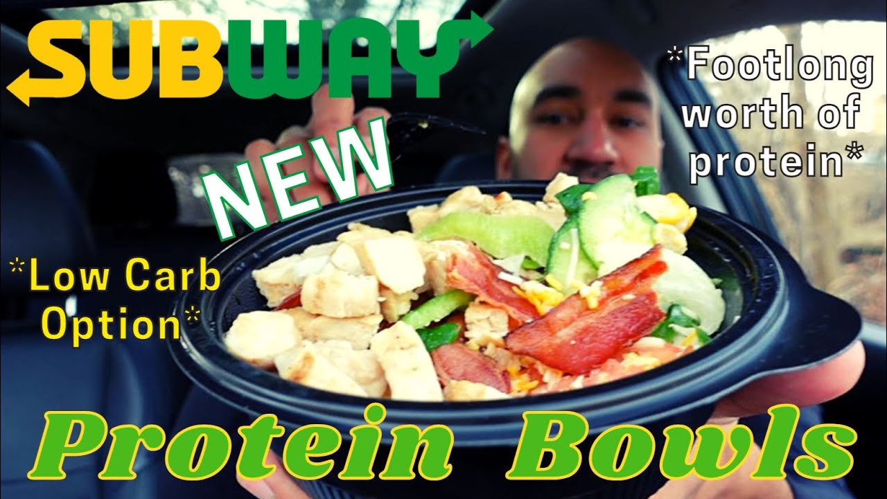 New Subway Protein Bowls | Chicken Bacon Ranch Protein Bowl Review 🐔🥓🥗