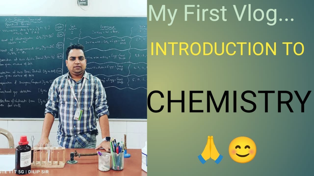 STARTING A JOURNEY TO MAKE CHEMISTRY SIMPLE FOR STUDENT BY DILIP SHUKLA SIR
