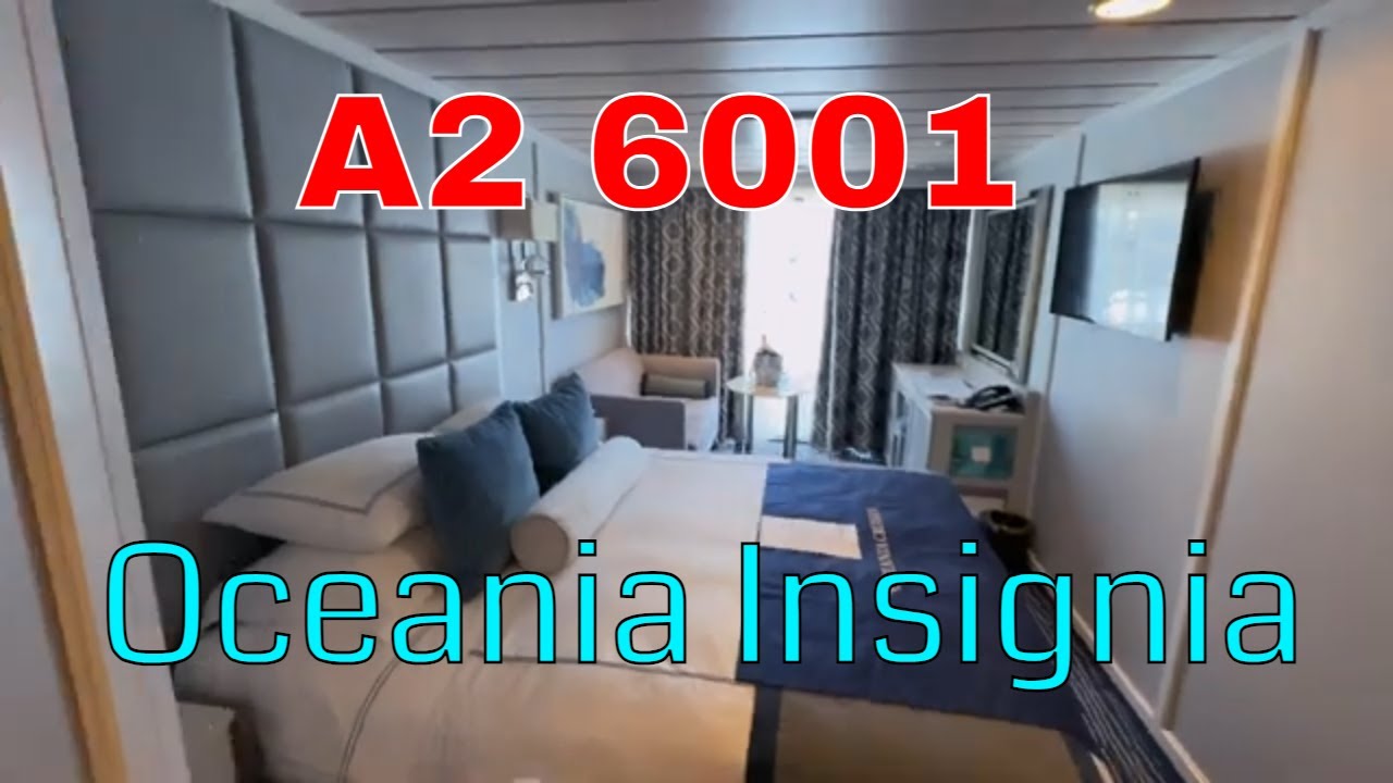 Detailed Cabin Tour, Oceania Insignia A2 6001 Concierge Class