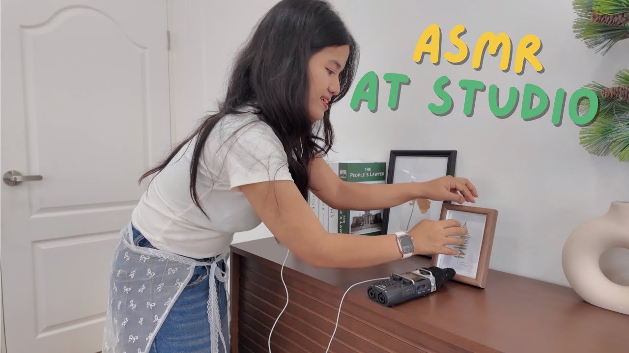 ASMR AT STUDIO ! 🎬✨