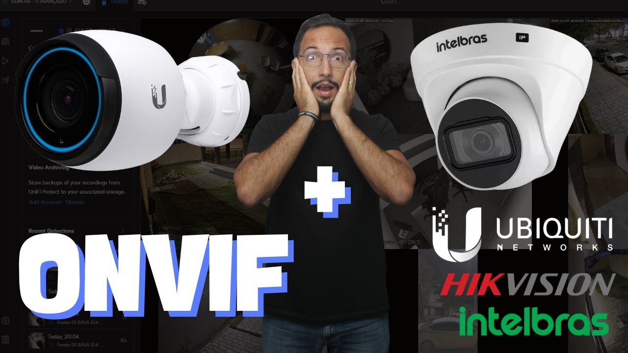 Câmeras Ubiquiti UniFi + INTELBRAS | Suporte ONVIF no Protect 5.0