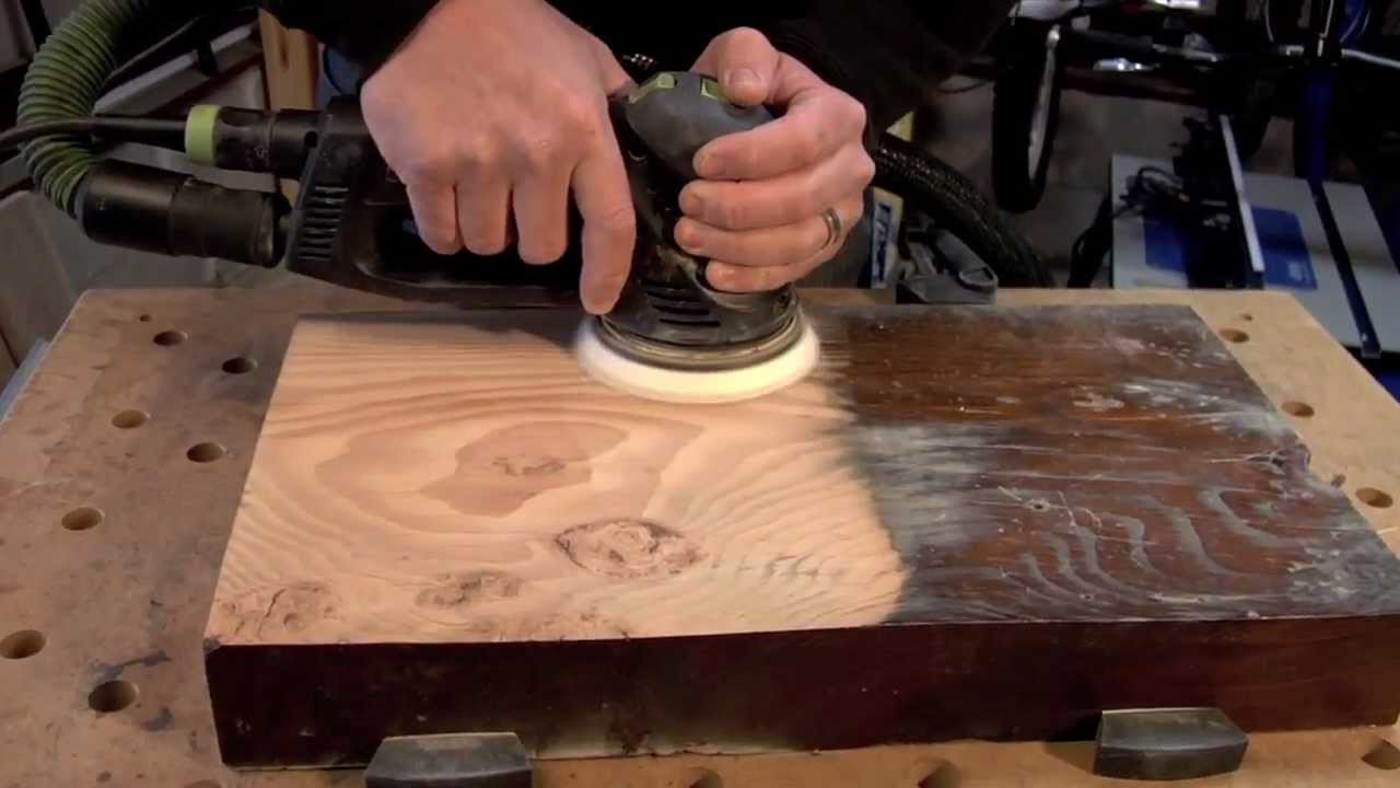 Festool Rotex 125, sanding from rough to a polish finish...