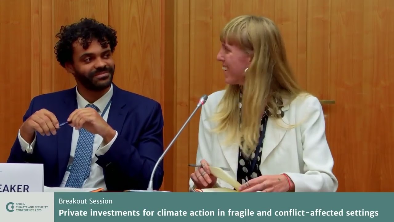 BCSC 2025 | Private investment for climate action in fragile and conflict-affected settings