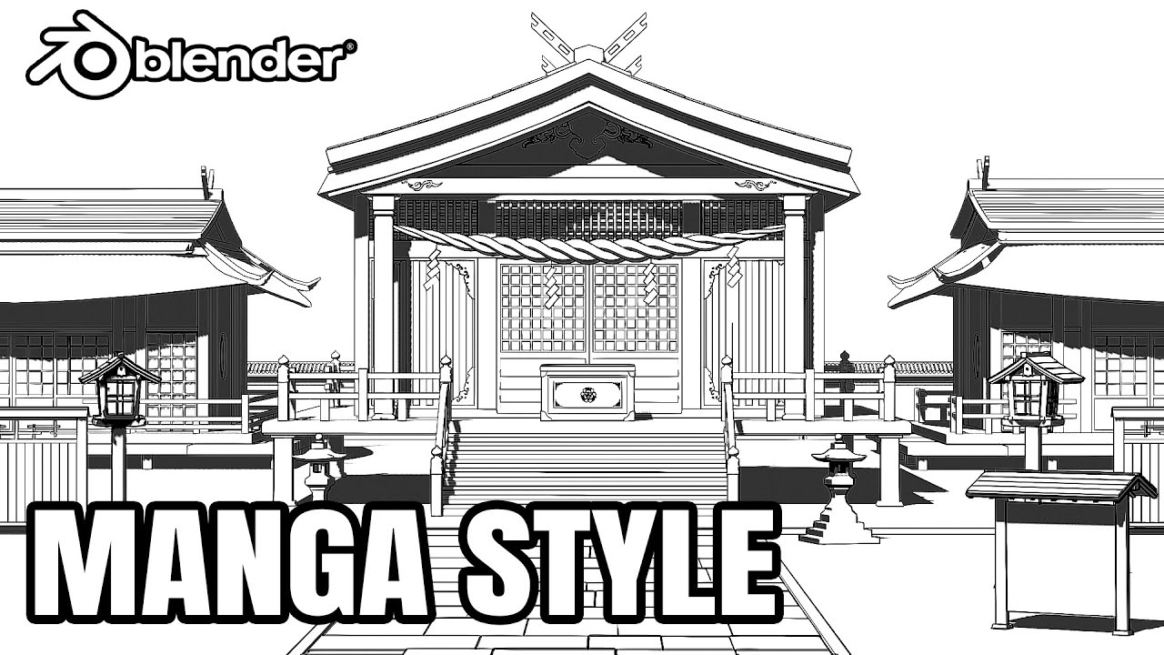 Manga Style in Blender (Quick & Easy)