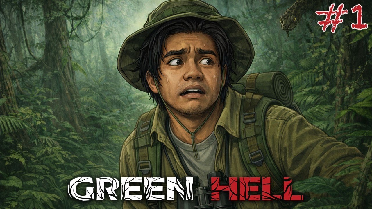 Aku tersesat dalam hutan amazon? | Green Hell Gameplay Part 1 (Malaysia) #survival
