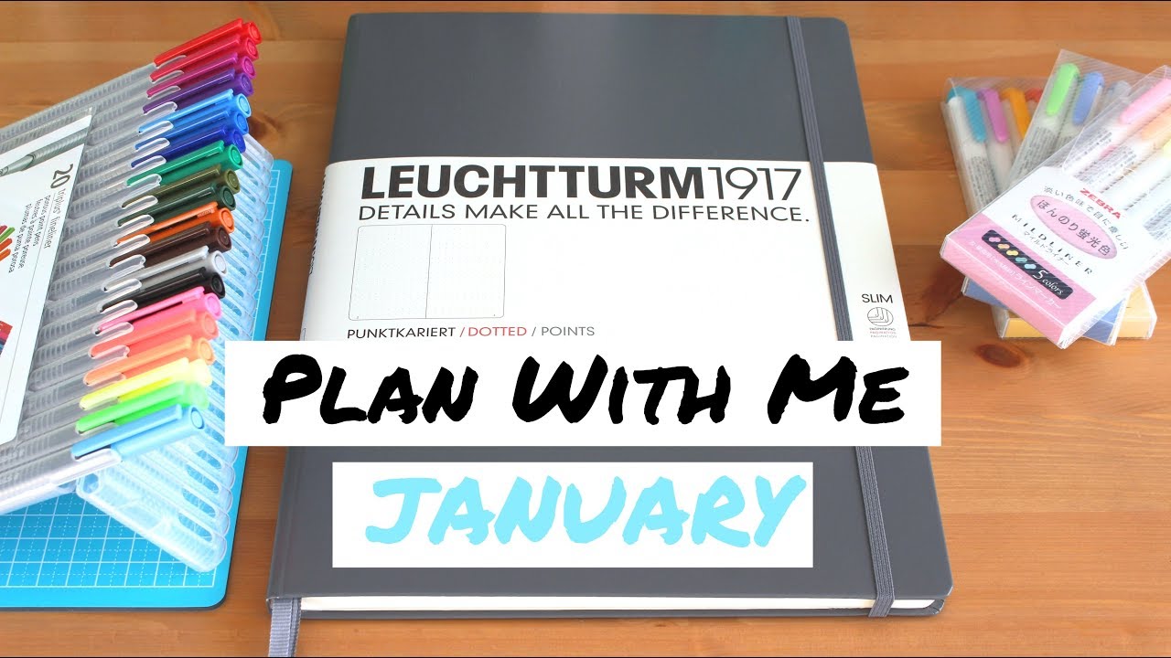 Plan With Me | January 2018 Bullet Journal Setup
