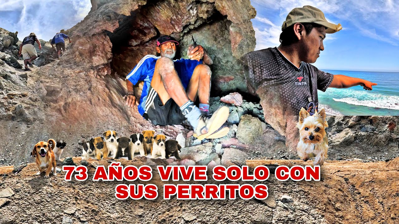 Increíble! Encontramos mina de oro frente al mar - Miren cómo Don Carlos Vive aislado del Mundo