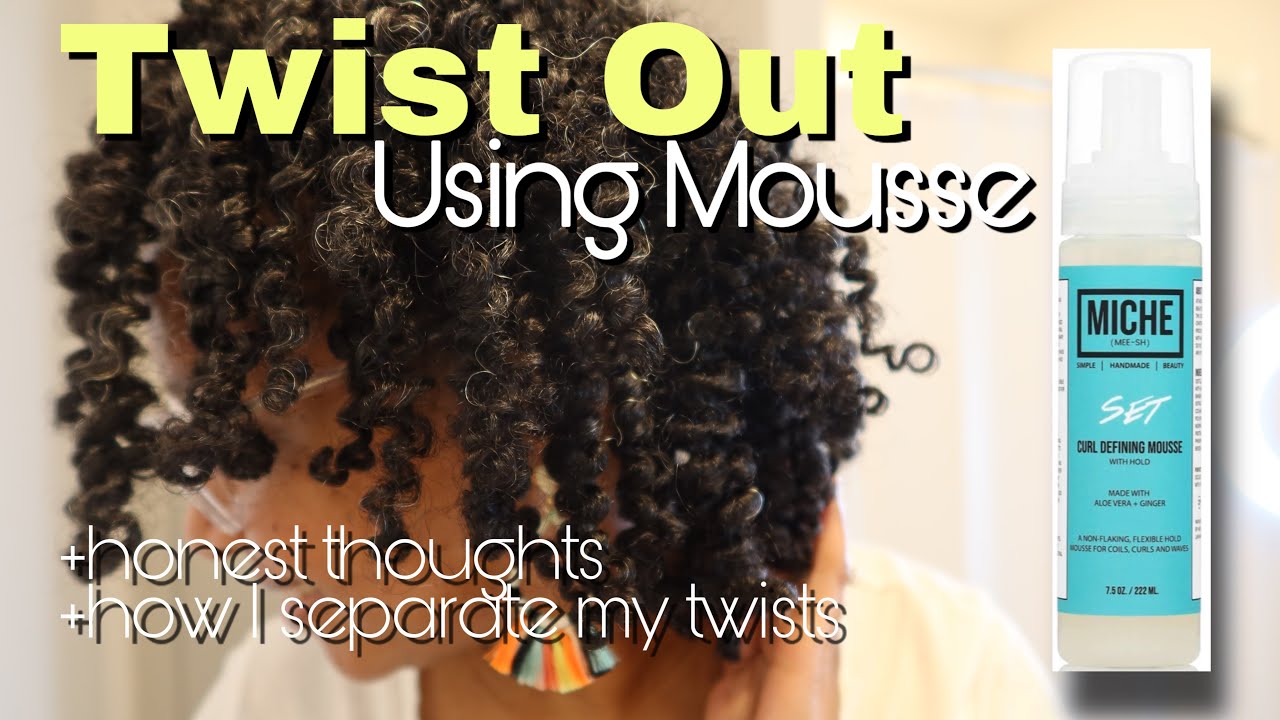 DEFINED TWIST OUT using the *NEW* MICHE Set Curl Defining Mousse | Hair Vlog + Chat | Ep. 30