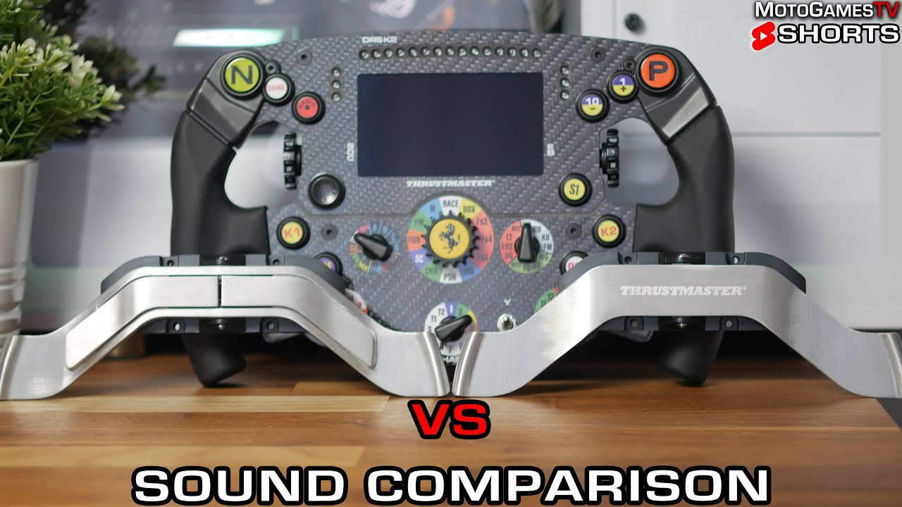 Thrustmaster SF1000 Default Paddles vs T-Chrono Paddles