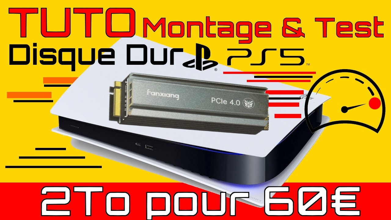 Disque Dur Magique PS5 Ajouter 2To pour 60€ !!! (FANXIANG S660)(montage+test+dissipateur thermique)