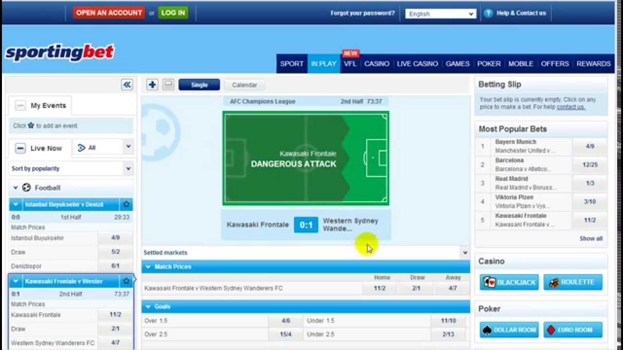 SportingBet Sportsbook Review - &pound;50 Free Bet - OGR