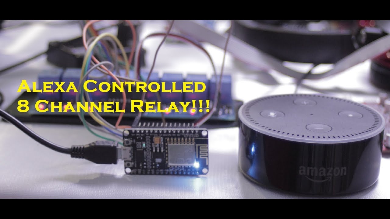 Alexa Controlled 8 Channel Relay Board