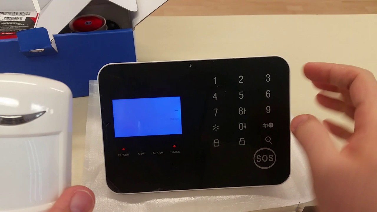 Configuración sensores inalámbricos alarma gsm dual