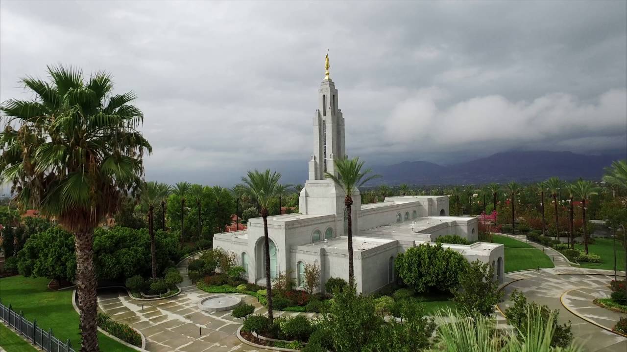 Every California LDS Temple Seen From Above!