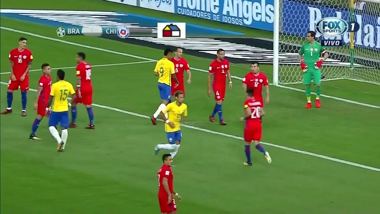 Brasil 🇧🇷 vs 🇨🇱 Chile, 720p, Eliminatorias 2018 (Fox Sports) #LaRojaku_partidos