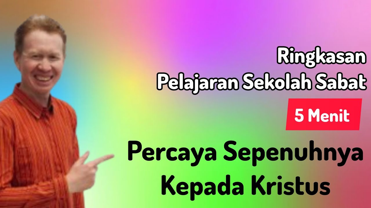 RPSS 5 Menit - Percaya Sepenuhnya Kepada Kristus - Pdt Reza Abraham 