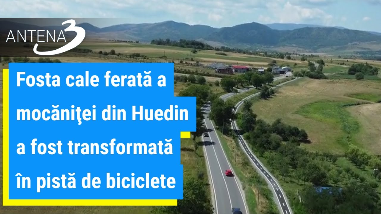Fosta cale ferată a mocăniţei din Huedin a fost transformată în pistă de biciclete