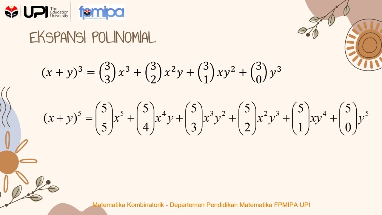 Koefisien Binomial dan Identitas Kombinatorik