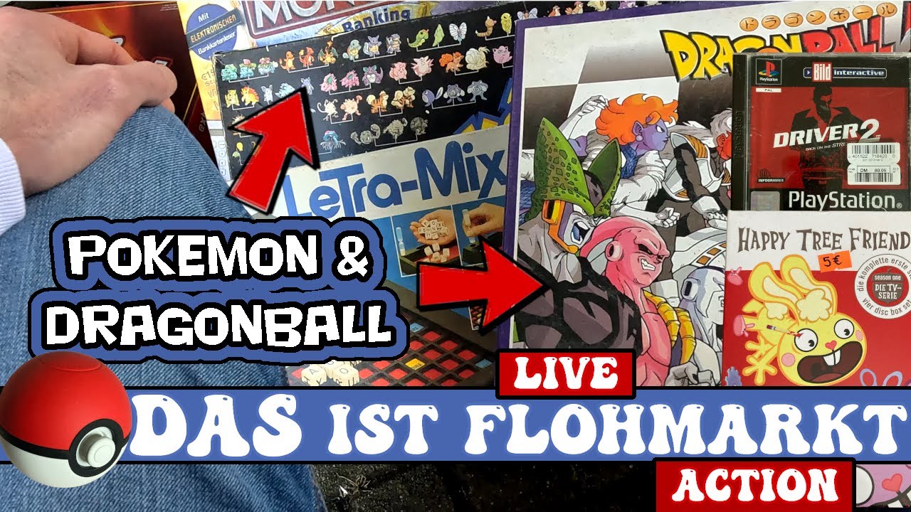 RTT #97 : DAS ist Flohmarkt - Pokemon und Dragonball vom Garagenflohmarkt