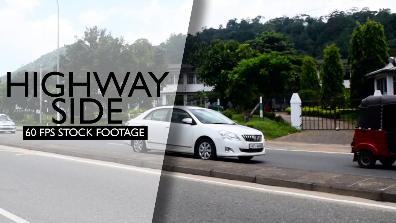 Highway | Vehicles Moving Stock Footage | Full HD 60 fps stock Footages