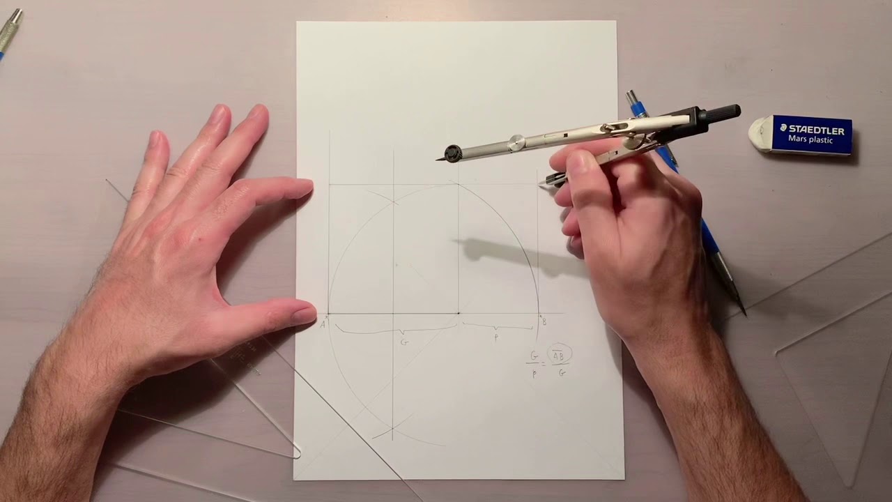 Rectangle i espiral àuri.