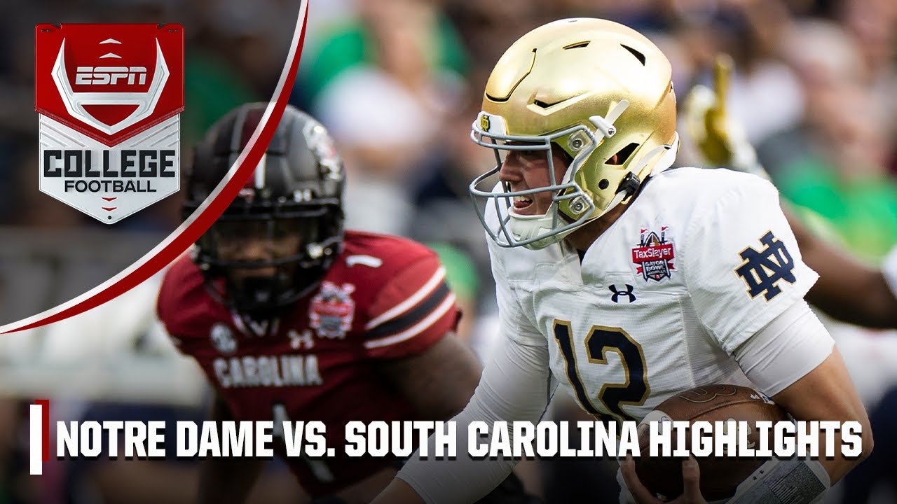 TaxSlayer Gator Bowl: Notre Dame Fighting Irish vs. South Carolina Gamecocks | Full Game Highlights