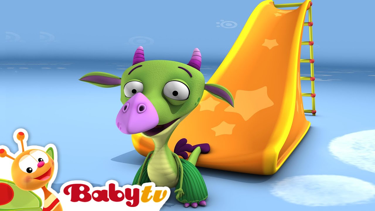 Draco no playground 🛝 | Aventuras divertidas 🐉 | Desenhos animados | Vídeos para crianças @BabyTVBR