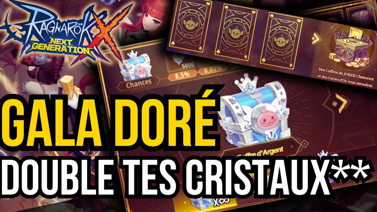 ROX - EVENT GALA DORÉ, DOUBLE LA VALEUR DE TES CRISTAUX POUR UP TON ARME D'OMBRE