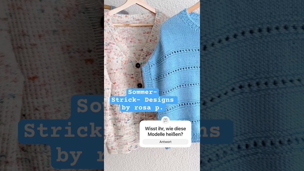 rosa p. Sommer-Strick-Designs 
