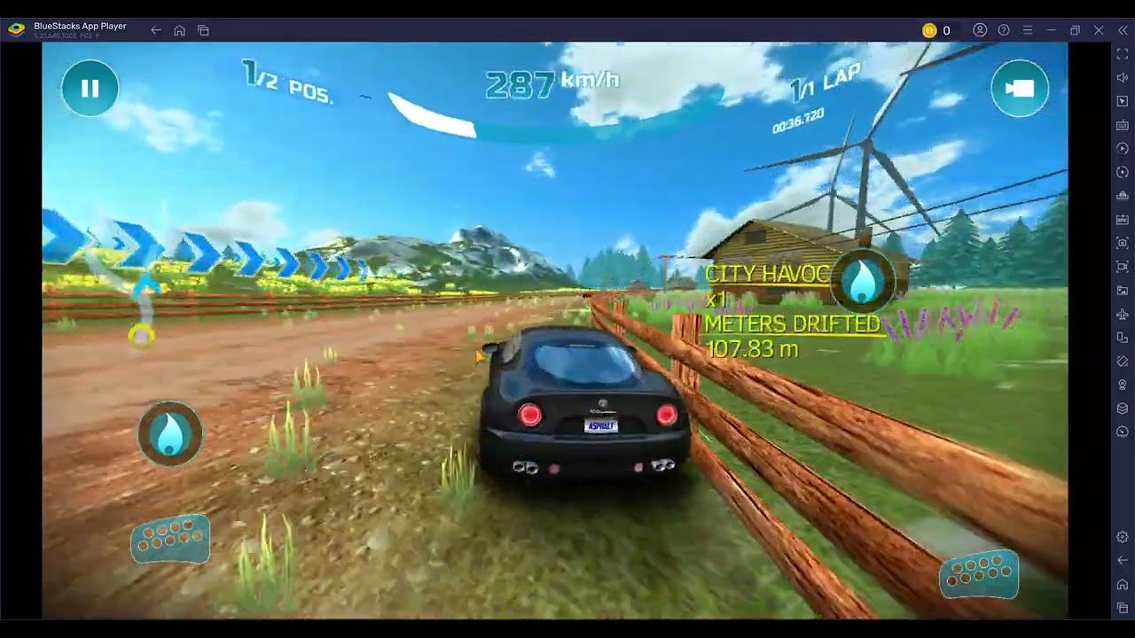 BlueStacks App Now playing Asphalt Nitro