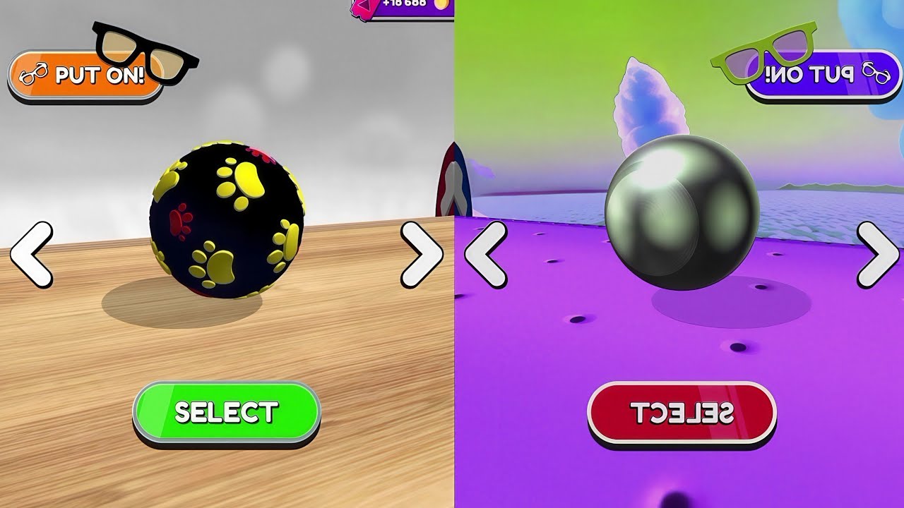 🌚🏁🌝Going Balls, SpeedRun Vs Reverse Video Gameplay Part 388