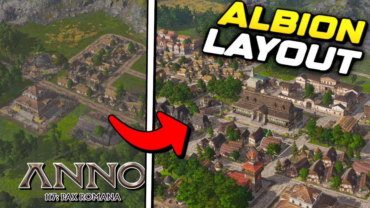 Einfaches Stadt Layout für Albion Guide + Tipps Anno – 117🏛️