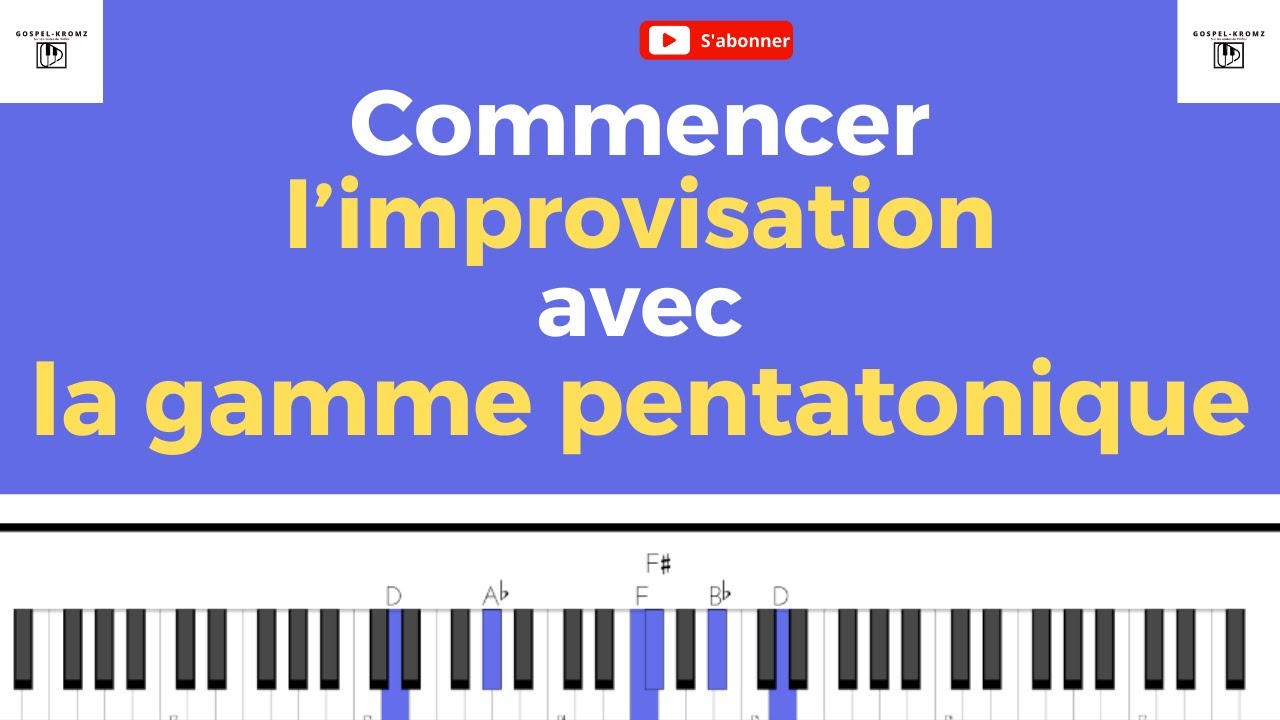 utiliser la gamme pentatonique
