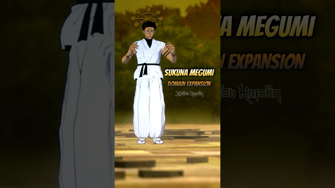 Sukuna Megumi Domain Expansion !! Jujutsu Kaisen - Cursed Clash