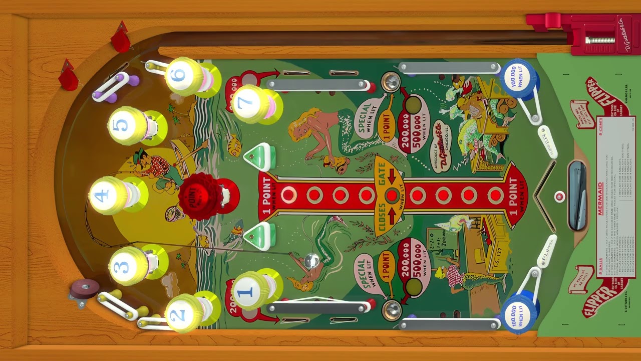 Mermaid (Gottlieb 1951) VPX