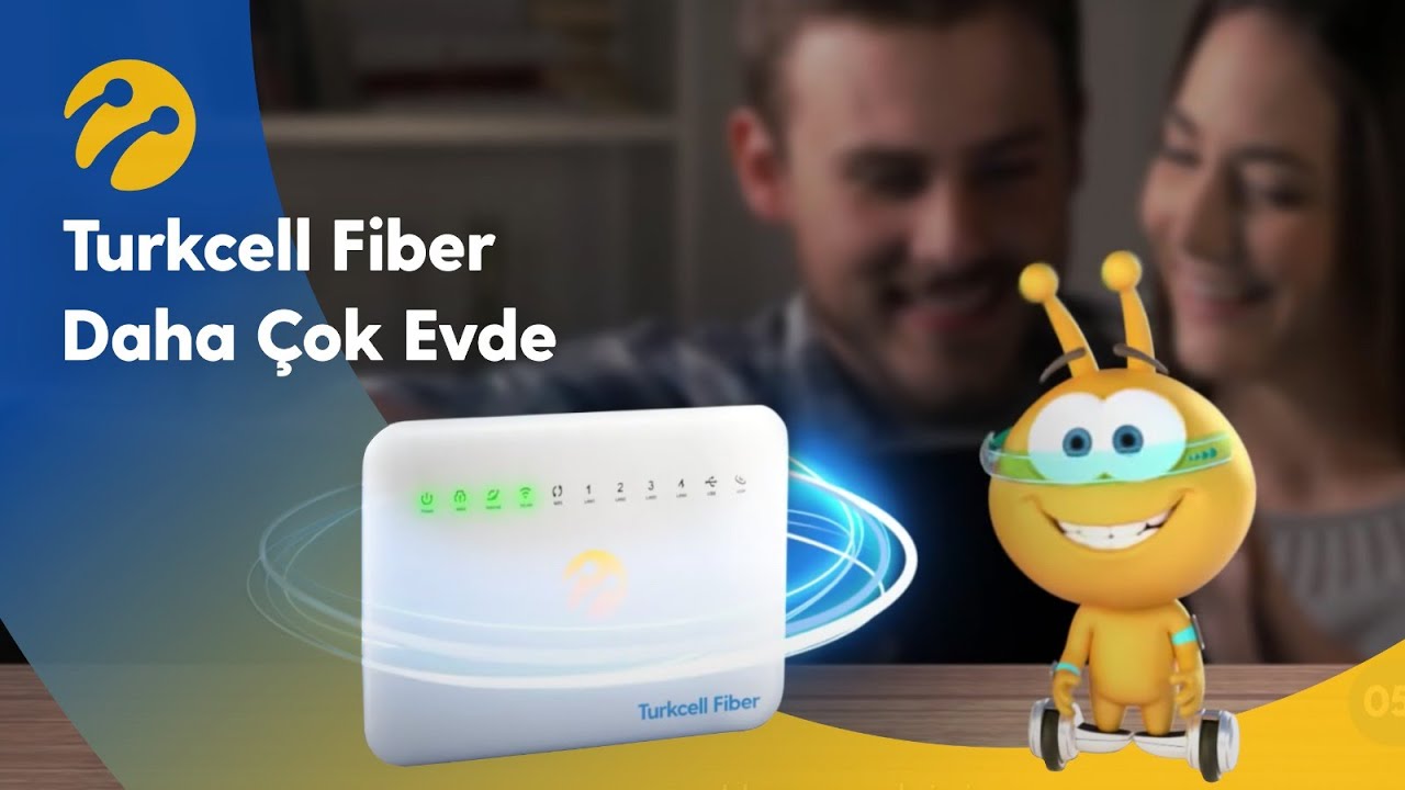 Turkcell Fiber daha &ccedil;ok evde!