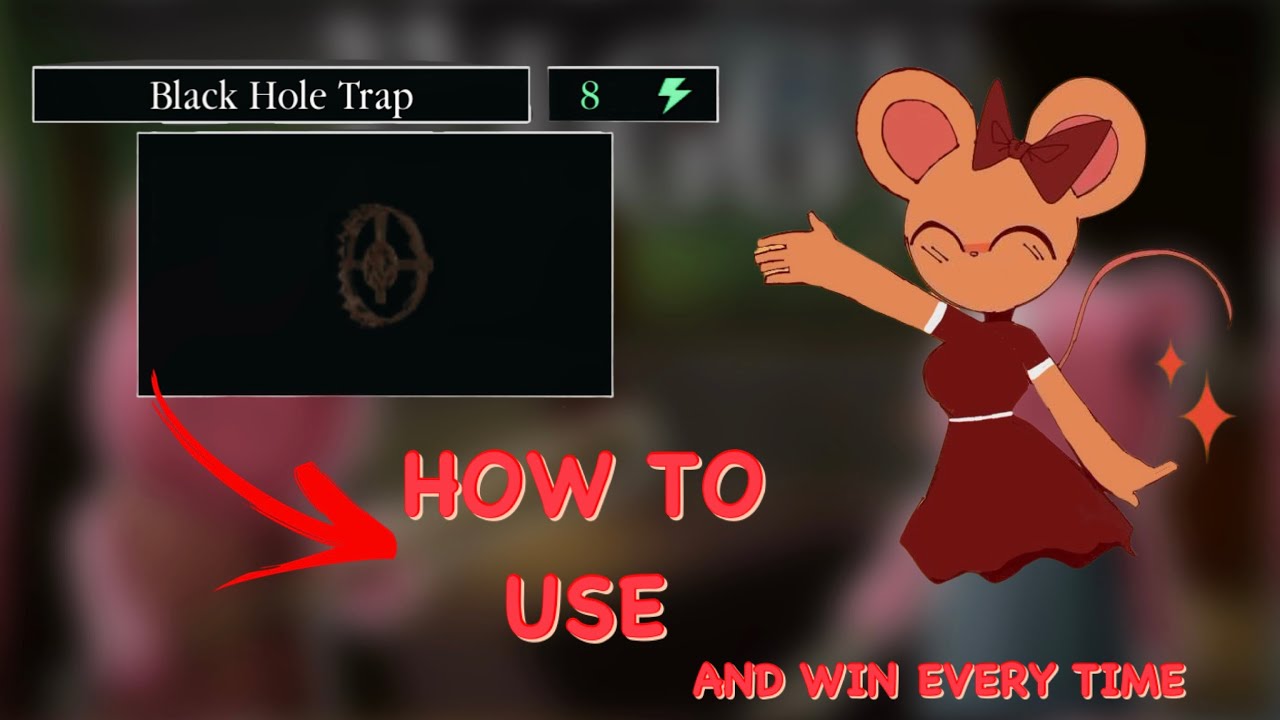 How to use blackhole trap the CORRECT WAY in Roblox Piggy!