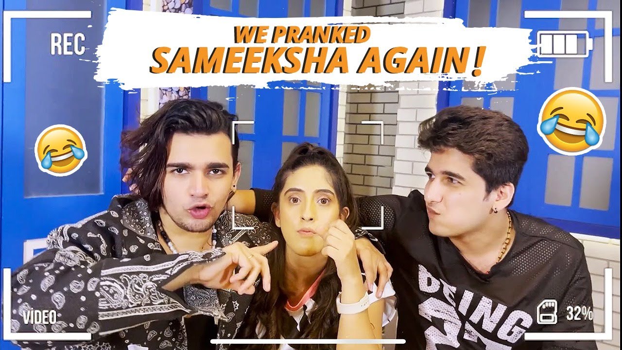 Humne Sameeksha Ko PRANK Kiya!😂 | Vishal Pandey | @BhavinBhanushali  | @sameekshasudofficial