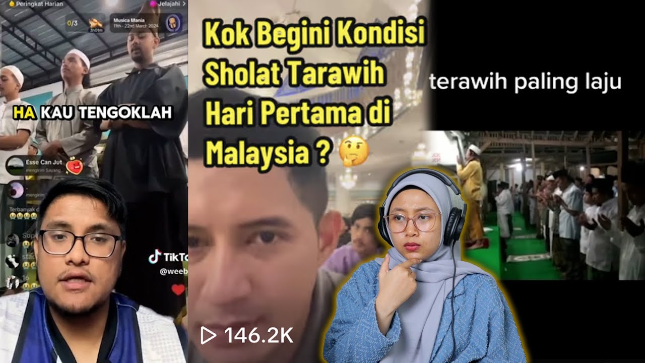 REAKSI ORANG MALAYSIA SAAT TAU TARAWEH INDONESIA SEPERTI INI❗❗
