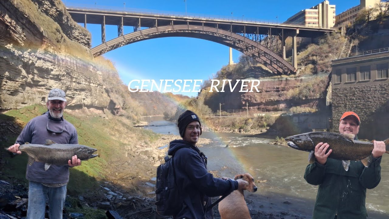 Fishing The Genesee River New York  #outdoors  #fishing  #New York  #Burke's Outdoors 