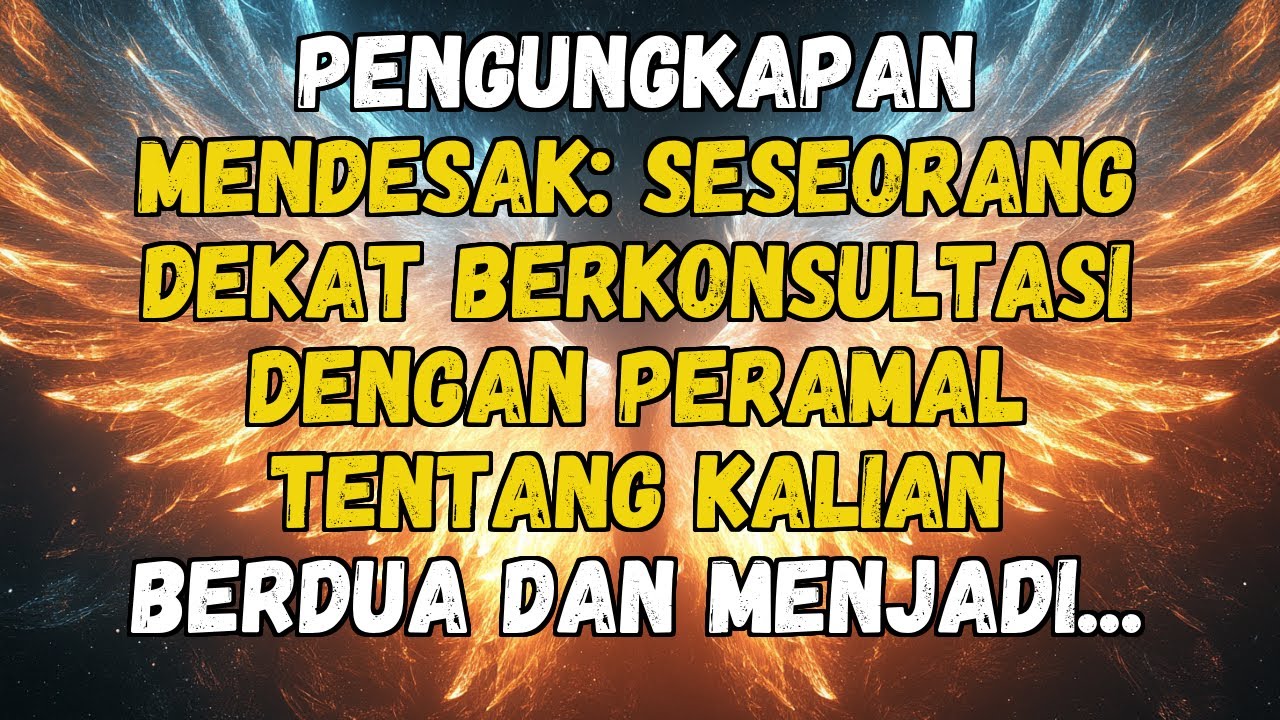 🔮💫 PENGUNGKAPAN MENDESAK: PARA ROH TELAH MENUNJUKKAN PADA ORANG INI BAHWA KALIAN MEMILIKI KONEKSI...