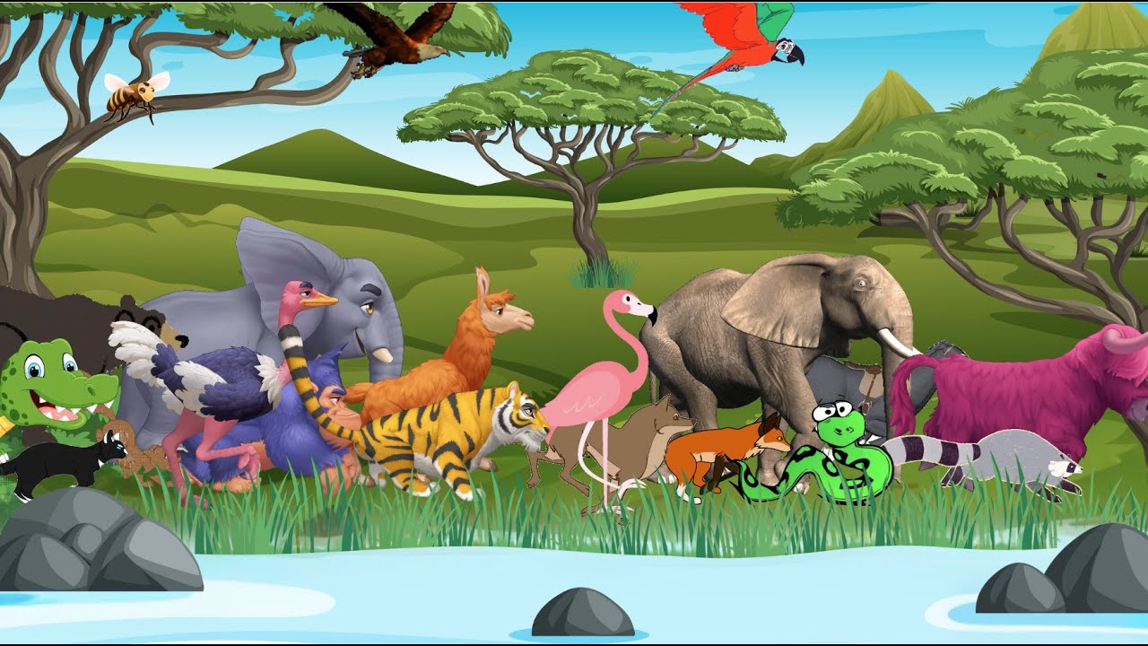 Animal Sounds Song🐾 The Animal Numbers Song | ABC Nursery Rhymes for Toddlers 🎶 Super Simple Song