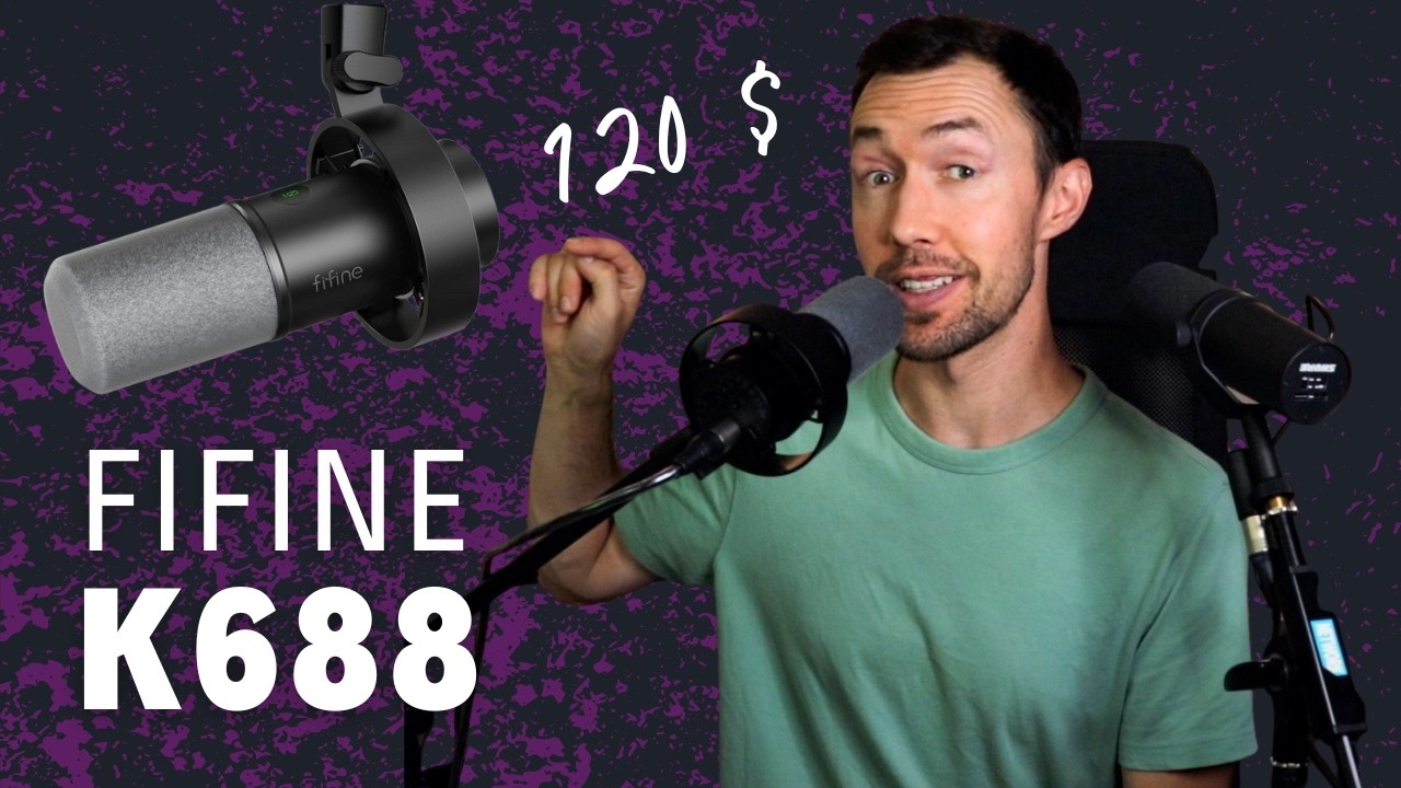 fifine k688 : un micro dynamique aussi bon que le sm7b?