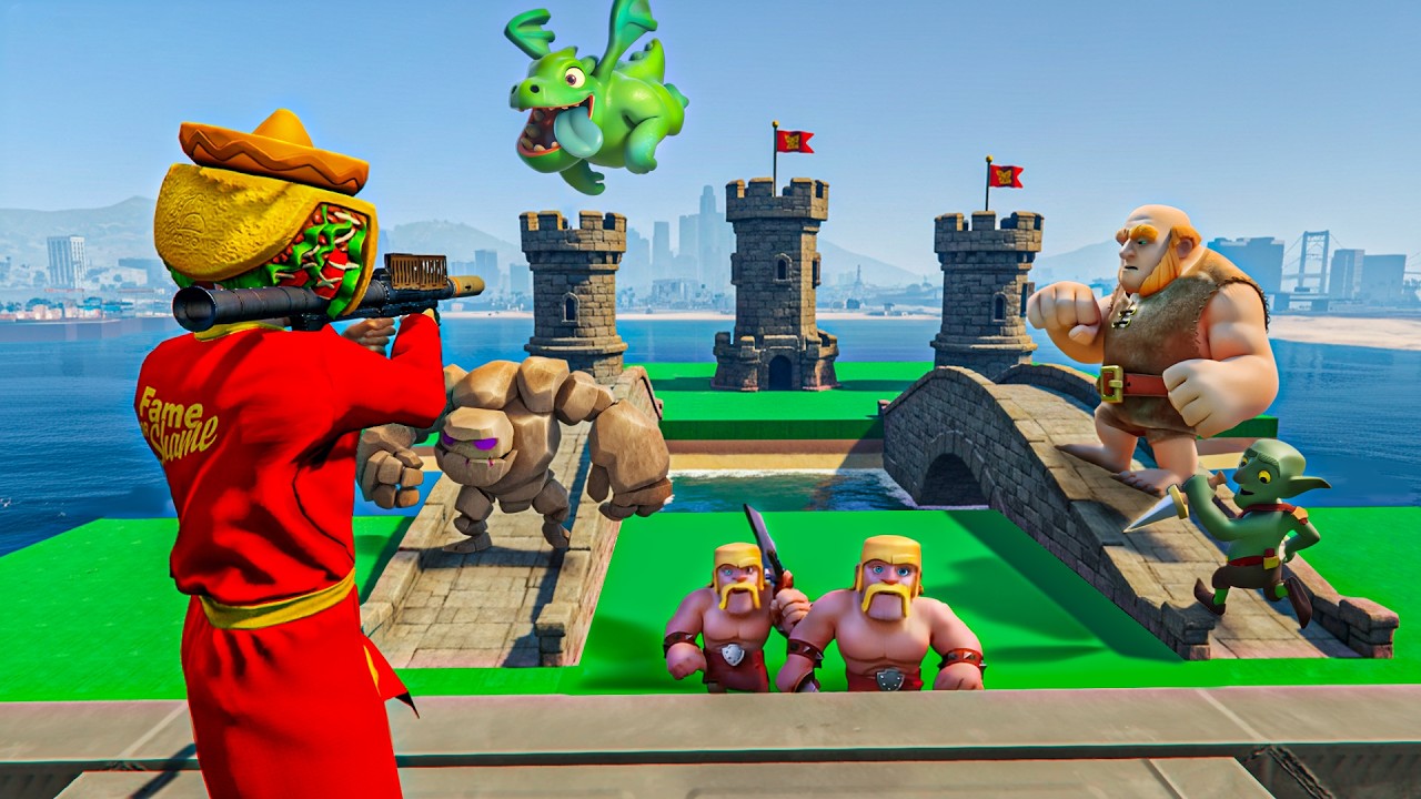 ¡CLASH ROYALE en GTA 5 Online! (Minijuego ÉPICO)