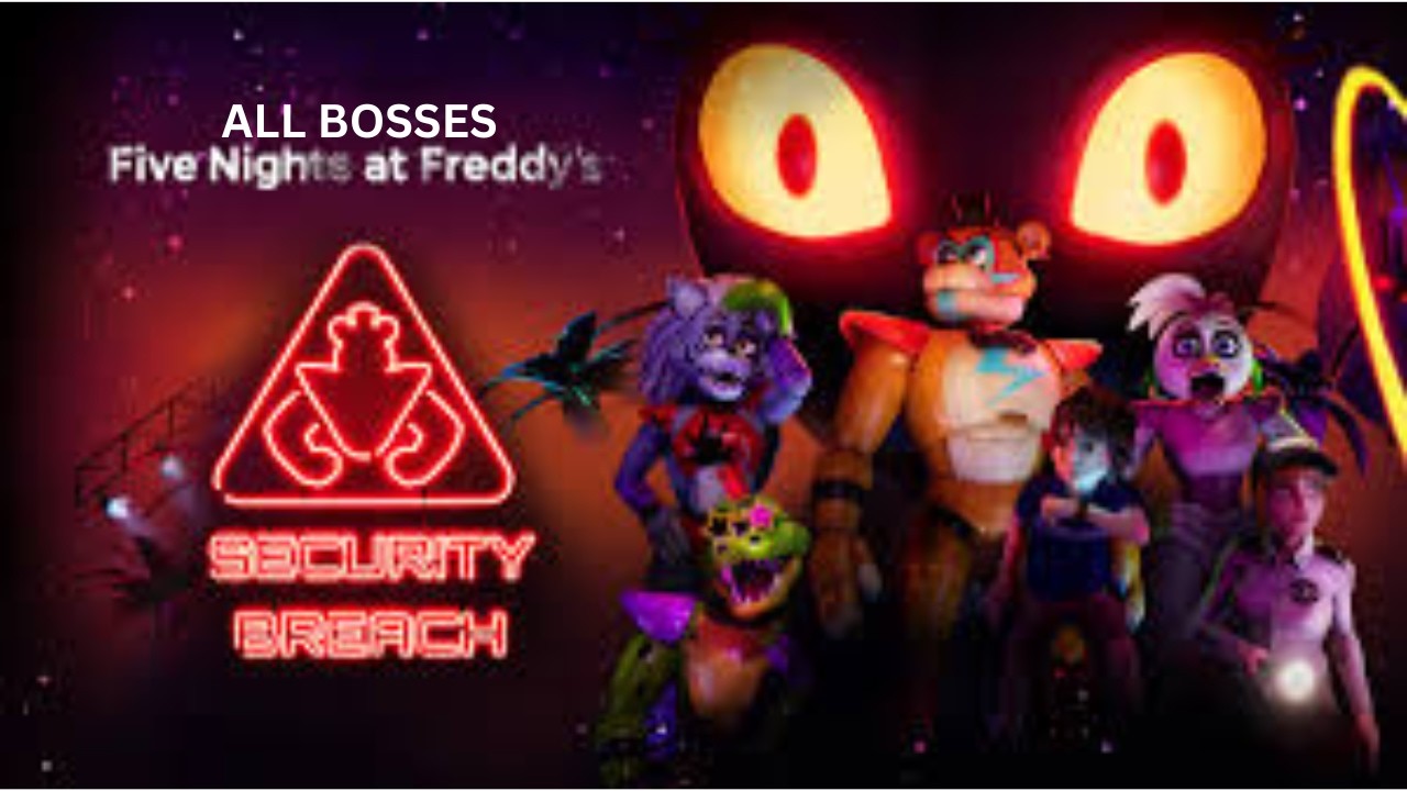 FNAF Security Breach + Ruin DLC All Bosses + True Ending
