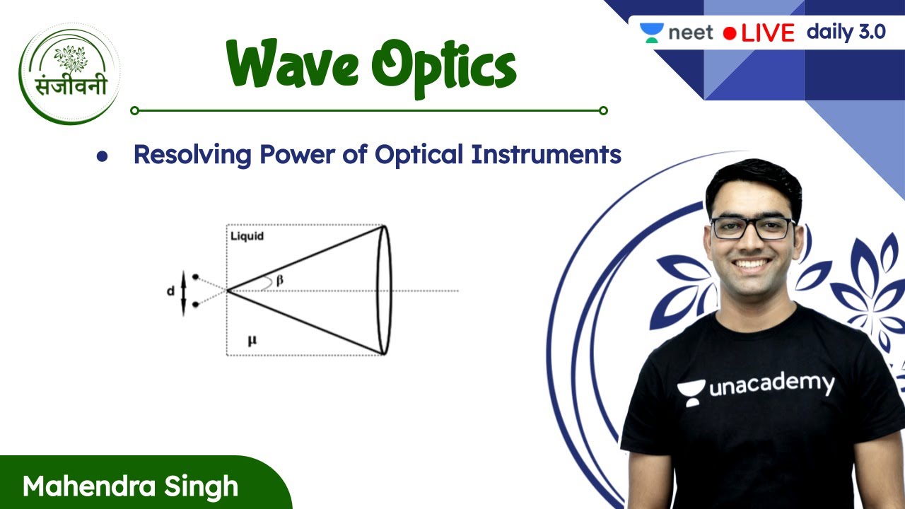 Resolving Power of Optical Instruments | Wave Optics | L8 | Unacademy NEET | Mahendra Singh