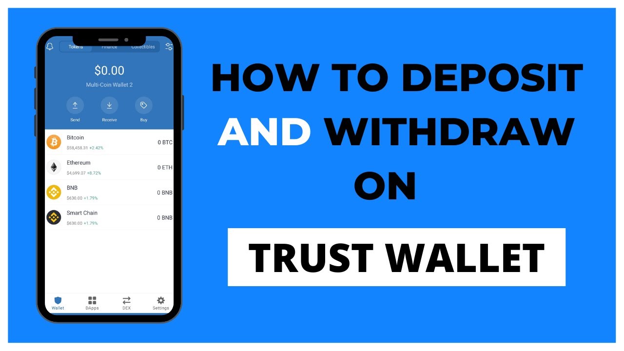 How To Deposit And Withdraw On Trust Wallet | How To Add Custom Tokens #trustwallet #binance #gems