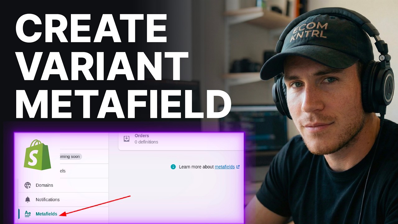 How to Create Metafields for Product Variant in Shopify (2026) | Custom Data