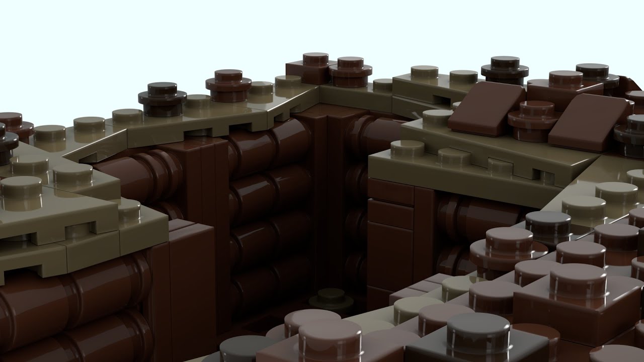 Lego WW1 Trench Dogout Build! (752)